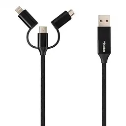USB кабель Gelius Pro Unimog 5in1 2А 1 м GP-UC510 Black - мініатюра 3