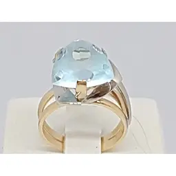 Золоте кільце Qvaliz з топазом. 7В600105736/25 18 - мініатюра 2