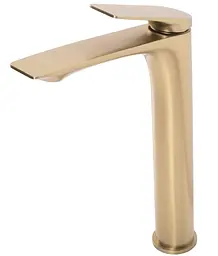 Змішувач для умивальника Rea Avalon високий, brushed gold (REA-B2705) - мініатюра 3