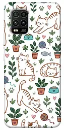 TPU чохол Demsky Cats pattern для Xiaomi Mi 10 Lite