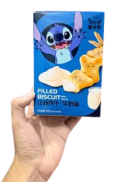 Печиво Binqi Disney Milk Filled Biscuit Stitch 50г - мініатюра 5