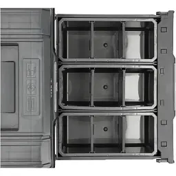 Ящик модульний Yato Т2 системи S12 з 2 комірковими шухлядами 45x31.3x24.5 см (YT-08973) - мініатюра 2