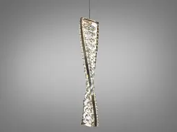 Підвісний світильник LED Diasha 531/1D-400G, 15W, золото, регульована висота, для коридору та кухні