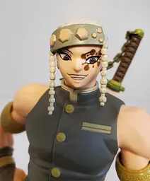 Фігурка Bandai Тенген Взуй Uzui Tengen Клинок розсікаючий демонів Demon Slayer 17,0 см DS UT 163 - мініатюра 2