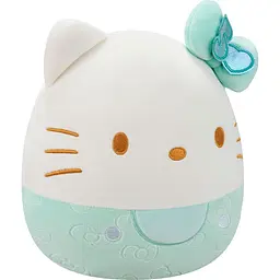 М'яка іграшка Squishmallows Hello Kitty Хеллоу Кітті у смарагдовому 20 см (SQSN00498) - мініатюра 2