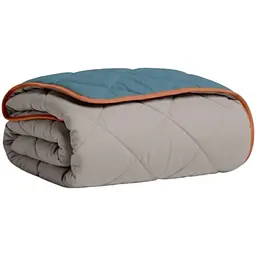 Покривало Cosas TAUPE STONE CS2 200х230 см стьобане двостороннє на ліжко та диван (Blanket_84Quartz_68Sky_kt_75Terrakot_200x230)