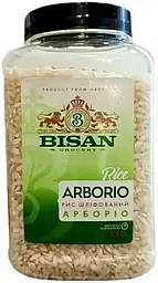 Рис Arborio Bisan шліфований для різотто 750 г (4820186125993)