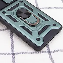 Чохол Ummi Camshield Serge Ring для Xiaomi Redmi Note 13 Pro 4G / 14s / Poco M6 Pro 4G Зелений / Green - мініатюра 4