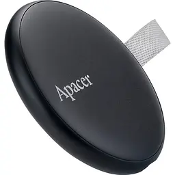 Накопичувач зовнішній SSD USB 1 TB Apacer Magnetic Portable AS725 Black (AP1TBAS725B-1) - мініатюра 2