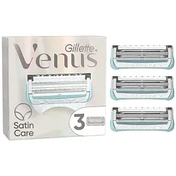 Уцінка. Змінні картриджі для гоління Gillette Venus Satin Care For Pubic Hair & Skin жіночі 3 шт.