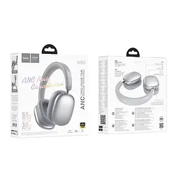 Навушники Bluetooth Hoco W63 Triunfo ANC BT headphones(App) Gray - мініатюра 2