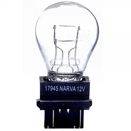 Автолампа Двоконтактна безцокольна Narva P27/7W 12V 27/7W W2.5x16q 3000 1 шт (17945)