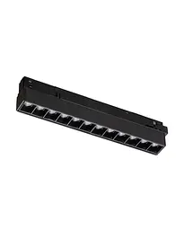 Магнітний трековий світильник Nowodvorski 10144 LVM Focus Led 1x9w 3000к 800Lm IP20 Bl