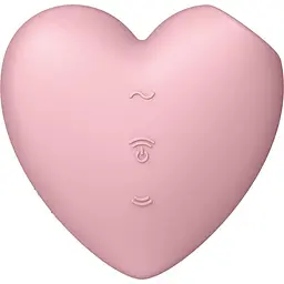 Вакуумний стимулятор Satisfyer Cutie Heart Light Red (SO6286) [106745] - мініатюра 2