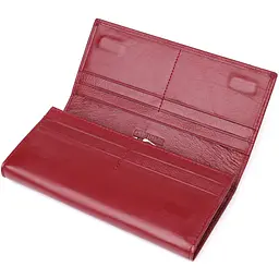 Місткий жіночий гаманець із натуральної шкіри ST Leather 23089 бордовий - мініатюра 8