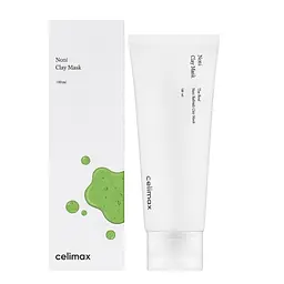 Очищувальна глиняна маска з екстрактом плодів нони The Real Noni Refresh Clay Mask Celimax 100 мл