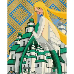 Картина за номерами "Берегиня Свято-Троїцького Собору" ©mosyakart Ideyka KHO2604 40х50 см