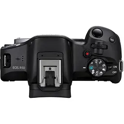 Бездзеркальний фотоапарат Canon EOS R50 Creator Kit RF-S 18-45mm f4.5-6.3 IS STM Black (5811C036) UA [140466] - мініатюра 8