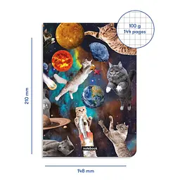 Блокнот Orner Коти у відкритому космосі (orner-1565) - мініатюра 6