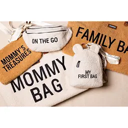 Сумка через плече Childhome Banana bag Teddy White, бежева (CWBANATW) - мініатюра 12