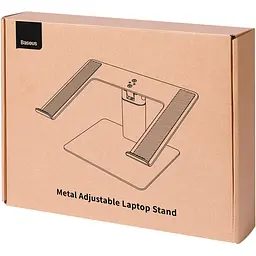Підставка для ноутбука Baseus Metal Adjustable Laptop Stand Silver (LUJS000012) [99674] - мініатюра 9
