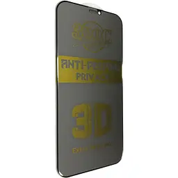 Захисне скло DK для Apple iPhone XR/11 300C Large Arc Антишпигун Full Glue black