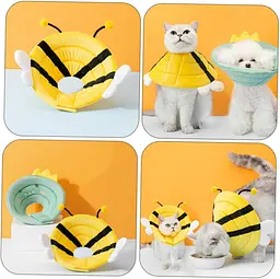 Ветеринарний комір для котів та маленьких собак Derby Bee, M - мініатюра 4