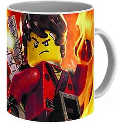 Кухоль GeekLand Ніндзяго Ninjago Be fire NI.01.05 330 мл білий - мініатюра 3