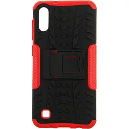 Чохол-накладка Toto Dazzle Kickstand 2 in 1 Case Samsung Galaxy M10 Red - мініатюра 4