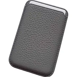 Гаманець iLera Apple NAPA Leather Wallet 1.0 with MagSafe Ionic Grey (iLNPW10IG) [104102] - мініатюра 2