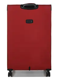 Валіза велика XL тканинна з розширенням Snowball 21504 90×54×31см 130+12л Червоний - мініатюра 3