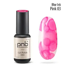 Аква-чорнила для дизайну нігтів PN Blur ink Pink 03, 4 мл - мініатюра 2