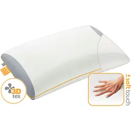 Подушка Sonex ультра-м'яка з пам'яттю Softback M 43х60х10 см (SO102166) - мініатюра 2
