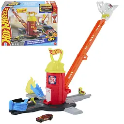 Ігровий набір Hot Wheels Пожежно-рятувальна суперстанція (JHL95) - мініатюра 2