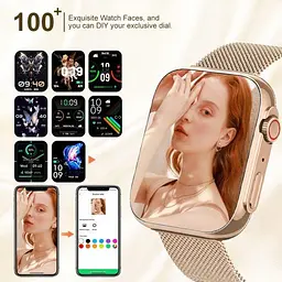 Жіночий розумний смарт годинник Smart Sensation + 2 ремінці (Gold) - мініатюра 4