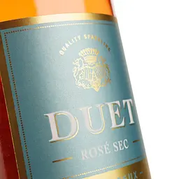 Вино ігристеDuet Rose Sec рожеве брют 0.75 л - мініатюра 3