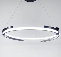 LED люстра у чорному каркасі Line.F Діаметр 60см - мініатюра 7