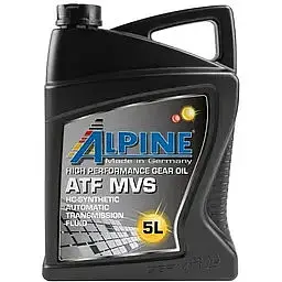 Олива трансмісійнa Alpine ATF MVS безбарвне 5л - мініатюра 2