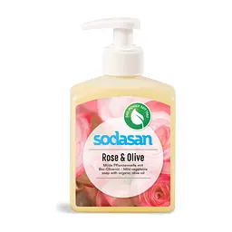 Жидкое мыло Sodasan органическое Rose-Olive тонизирующее 300 мл (4019886076364)
