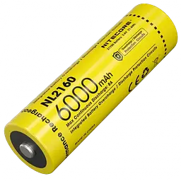 Акумулятор 21700 Nitecore NL2160 6000mAh Li-Ion (Жовтий)