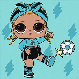 Картина за номерами L.O.L Surprise! Game on. Kicks KHO1323, 25x25 см