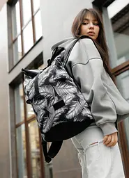 Жіночий рюкзак Sambag RollTop DOUBLE PALM 41 х 27 х 18 см (24330720) - мініатюра 7