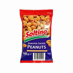 Арахіс смажений солоний Soltino Roasted Salted Peanuts 100 г снек