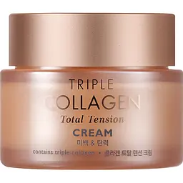 Крем для обличчя Tony Moly Triple Collagen Total Tension Cream, живильний з колагеном, 80 мл - мініатюра 2