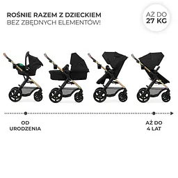 Універсальна коляска 3 в 1 Kinderkraft Moov 2 Pure Black (KSMOOV02BLKEV00) - мініатюра 13