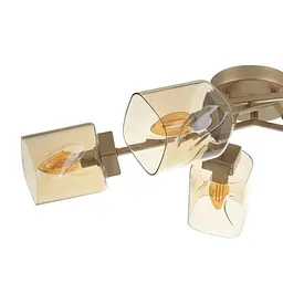 Люстра стельова Brille в спальню E14 40W G (LK-669C/6) - мініатюра 2