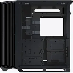 Корпус APNX V1 Tempered Glass без БП (APCM-VI01003.11) Black - мініатюра 7