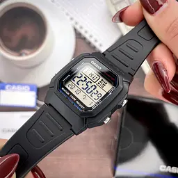 Чоловічий годинник Casio W-800H-1A Чорний ( AT1141-0059 ) - мініатюра 4