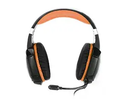 Гарнітура REAL-EL GDX-7700 Black/Orange (EL124100016) - мініатюра 2