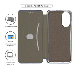 Чохол-книжка ArmorStandart G-Case для OPPO A78 4G Blue - мініатюра 3